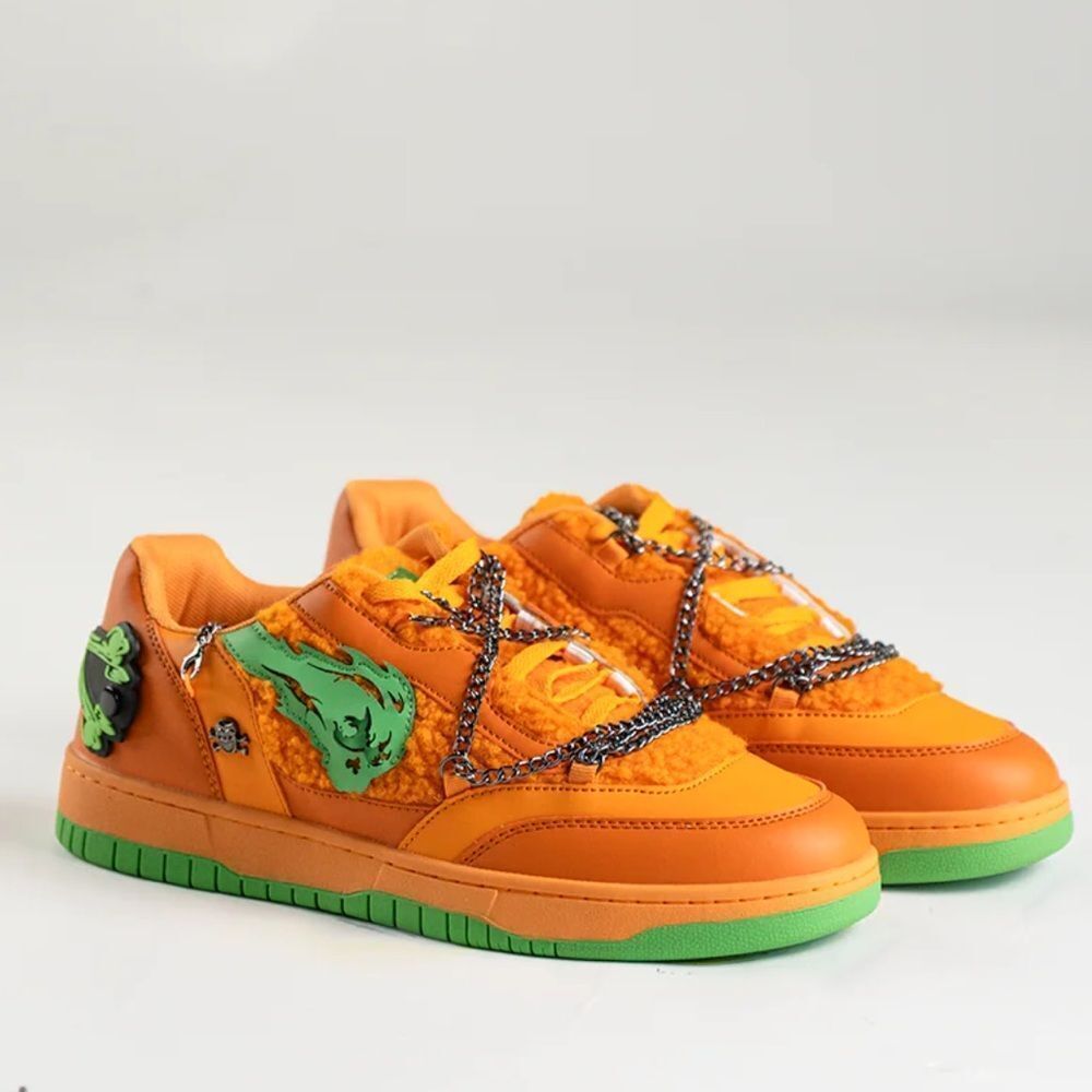 Watson Luxe COURT CLASSIC SNEAKERS (UNCHAINED BEARS ORANGE)